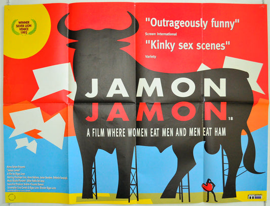 Jamon Jamon Original British Quad Poster - Film Poster - Movie Poster 