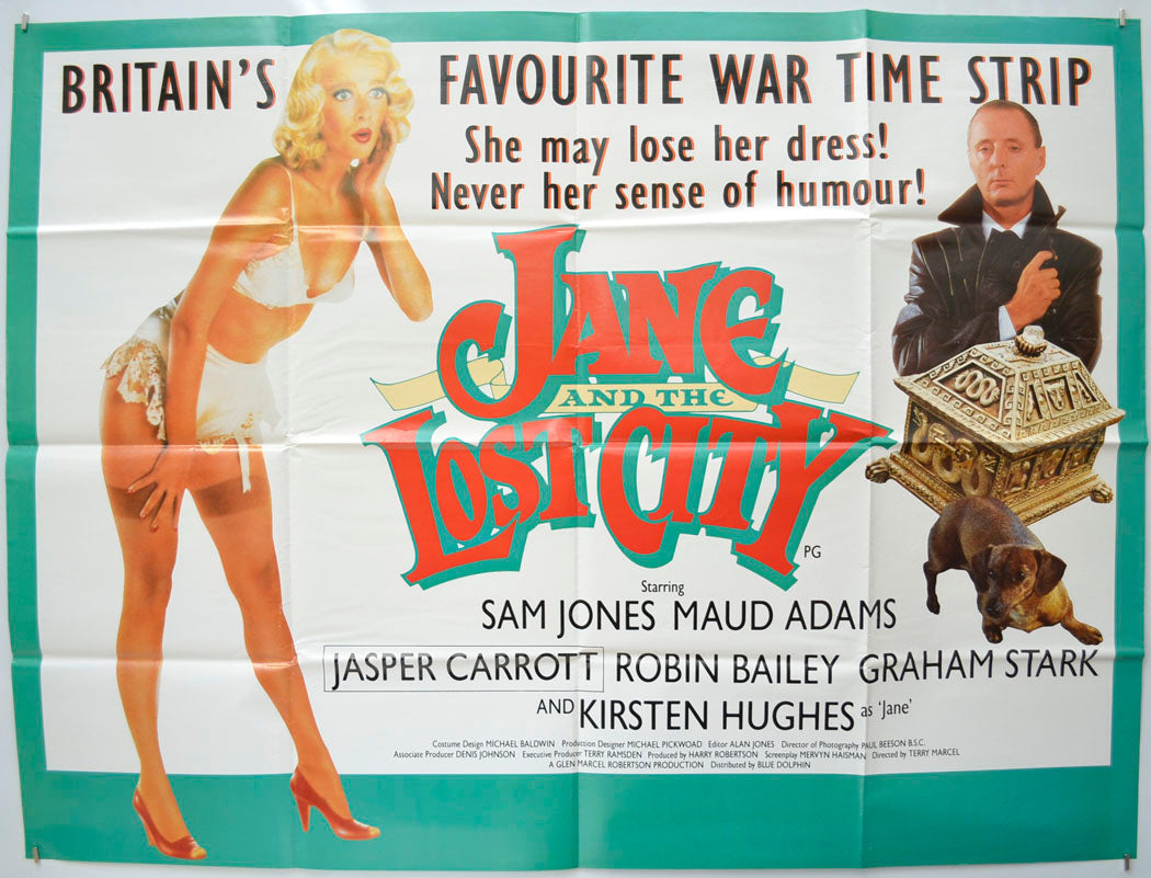 Jane And The Lost City Original Quad Poster - Film Poster - Movie Poster