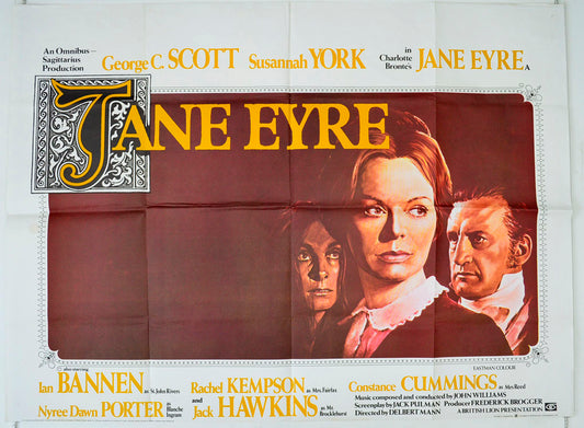 Jane Eyre Original British Quad Poster - Movie Poster