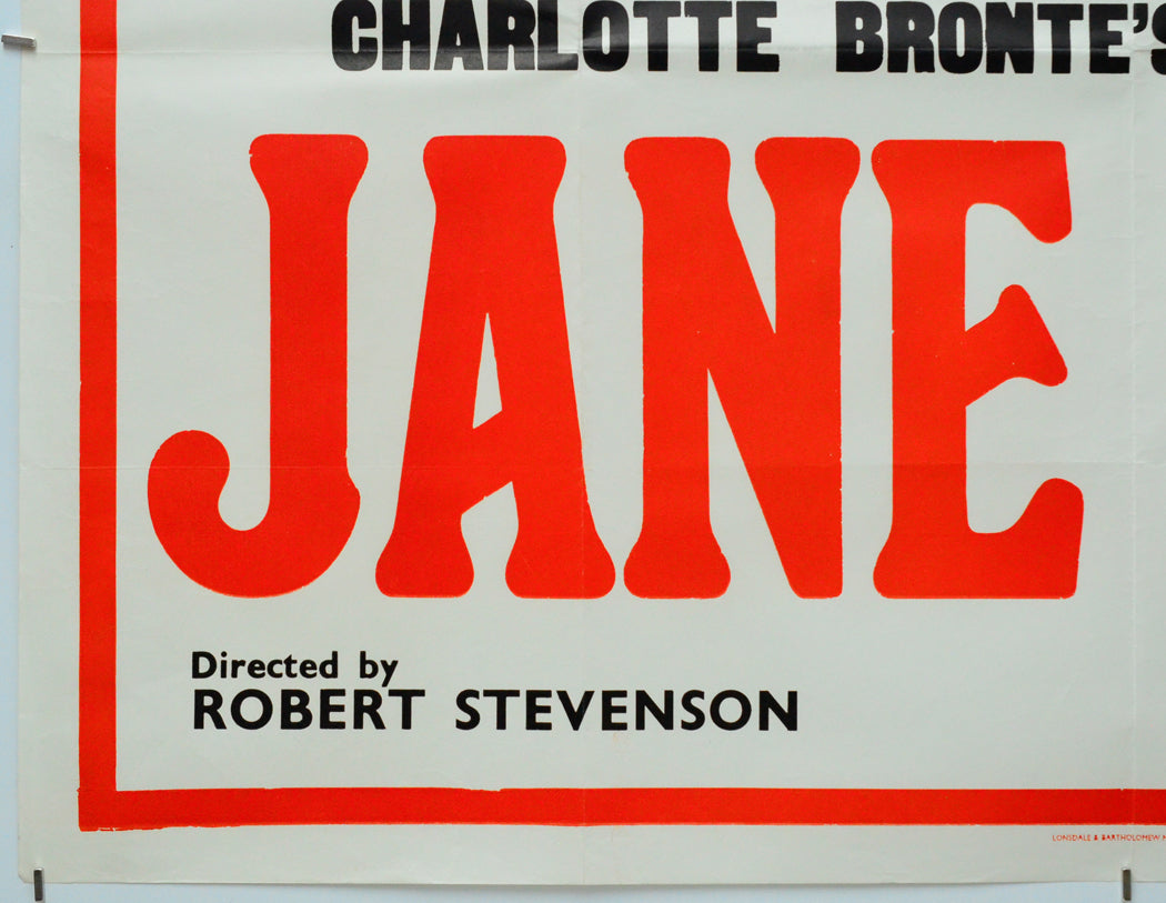 Jane Eyre (Bottom Left) Cinema Quad Movie Poster 