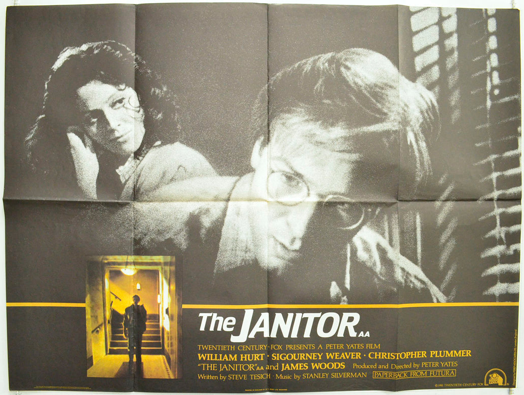 The Janitor  (a.k.a. Eye Witness)   Original British Quad Poster - Film Poster - Movie Poster 