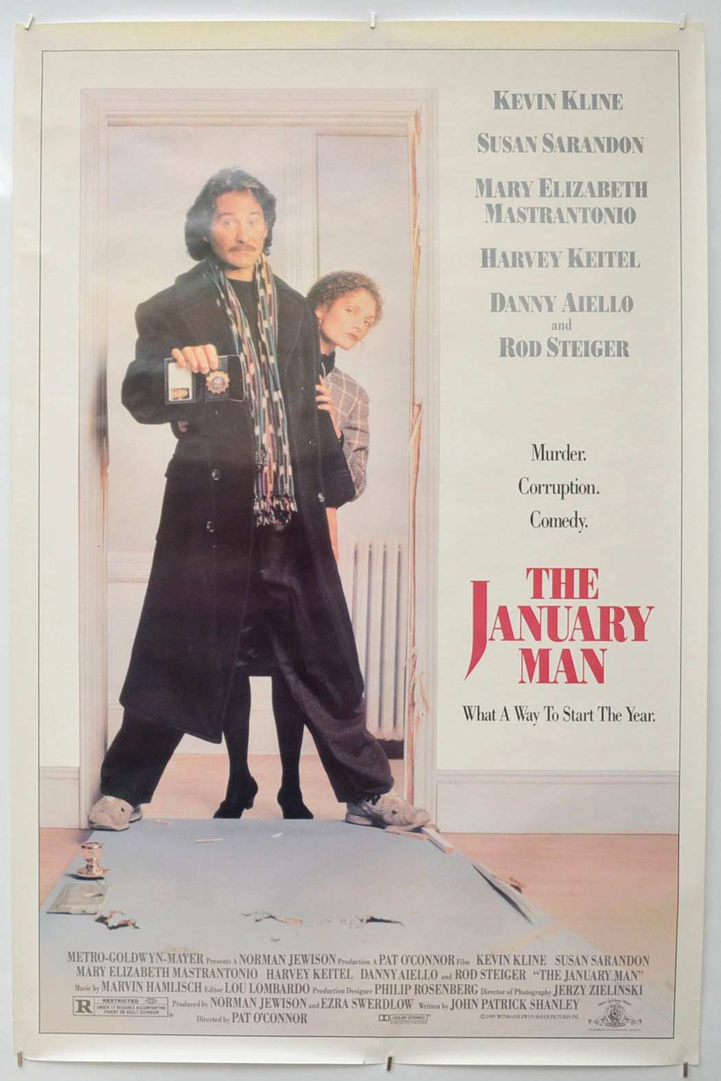 The January Man Original One Sheet Poster - Film Poster - Movie Poster