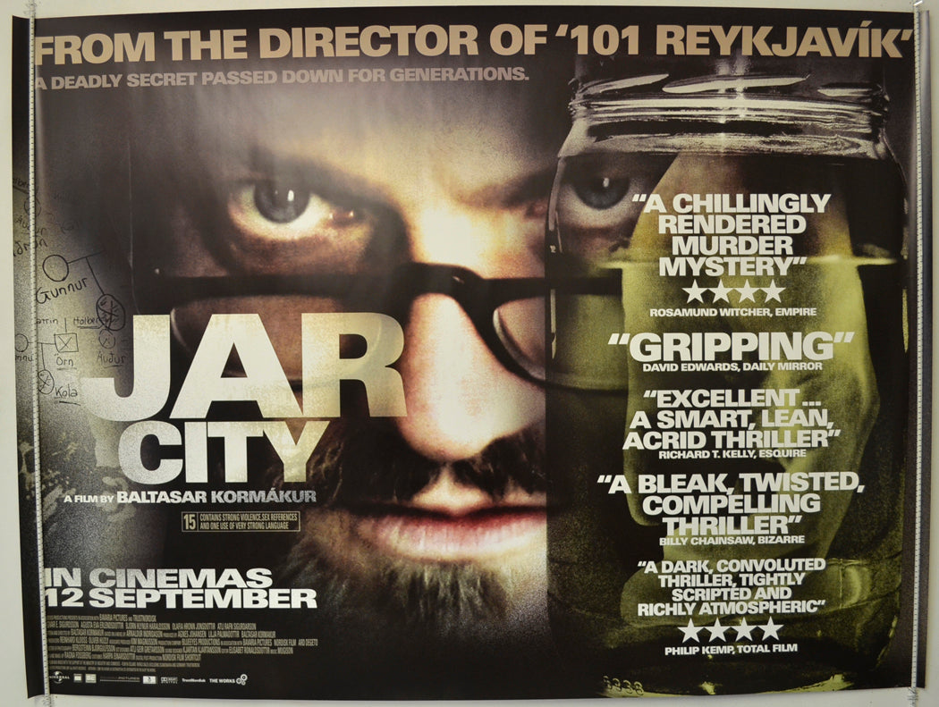 Jar City  (a.k.a. Myrin)   Original Quad Poster - Film Poster - Movie Poster