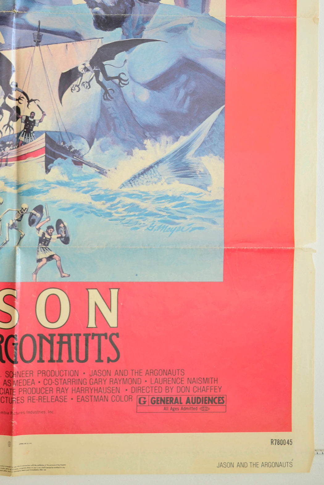 JASON AND THE ARGONAUTS (Bottom Right) Cinema One Sheet Movie Poster 