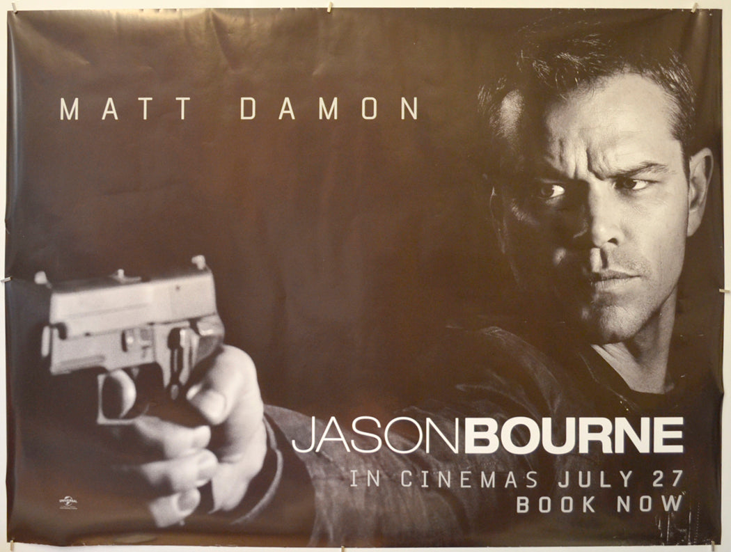 Jason Bourne  (Teaser / Advance Version)   Original Quad Poster - Film Poster - Movie Poster