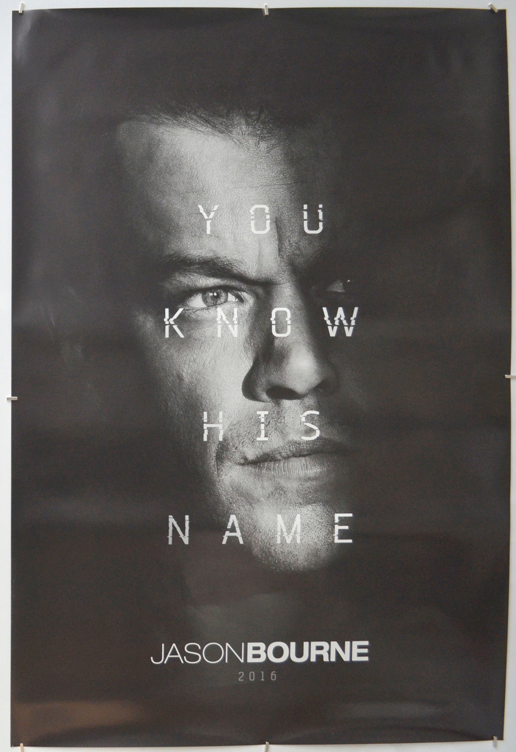 Jason Bourne - Original One Sheet Poster - Film Poster - Movie Poster 