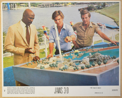 JAWS 3-D (Card 2) Cinema 7 Colour FOH Stills / Lobby Cards 