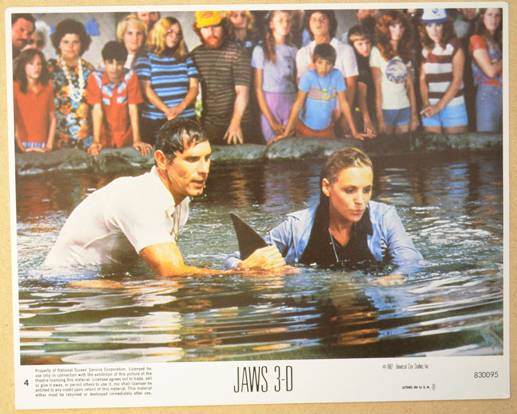 JAWS 3-D (Card 4) Cinema 7 Colour FOH Stills / Lobby Cards 