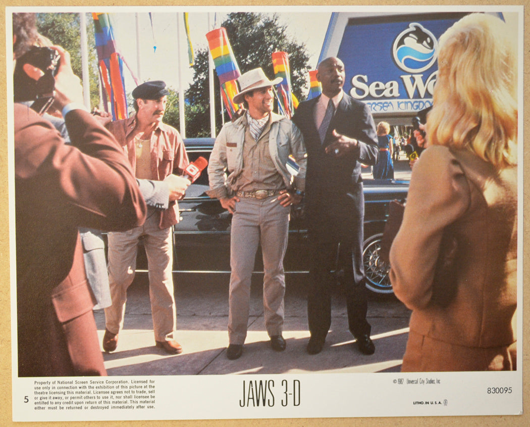 JAWS 3-D (Card 5) Cinema 7 Colour FOH Stills / Lobby Cards 