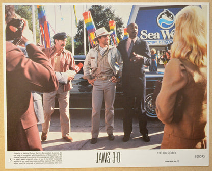 JAWS 3-D (Card 5) Cinema 7 Colour FOH Stills / Lobby Cards 