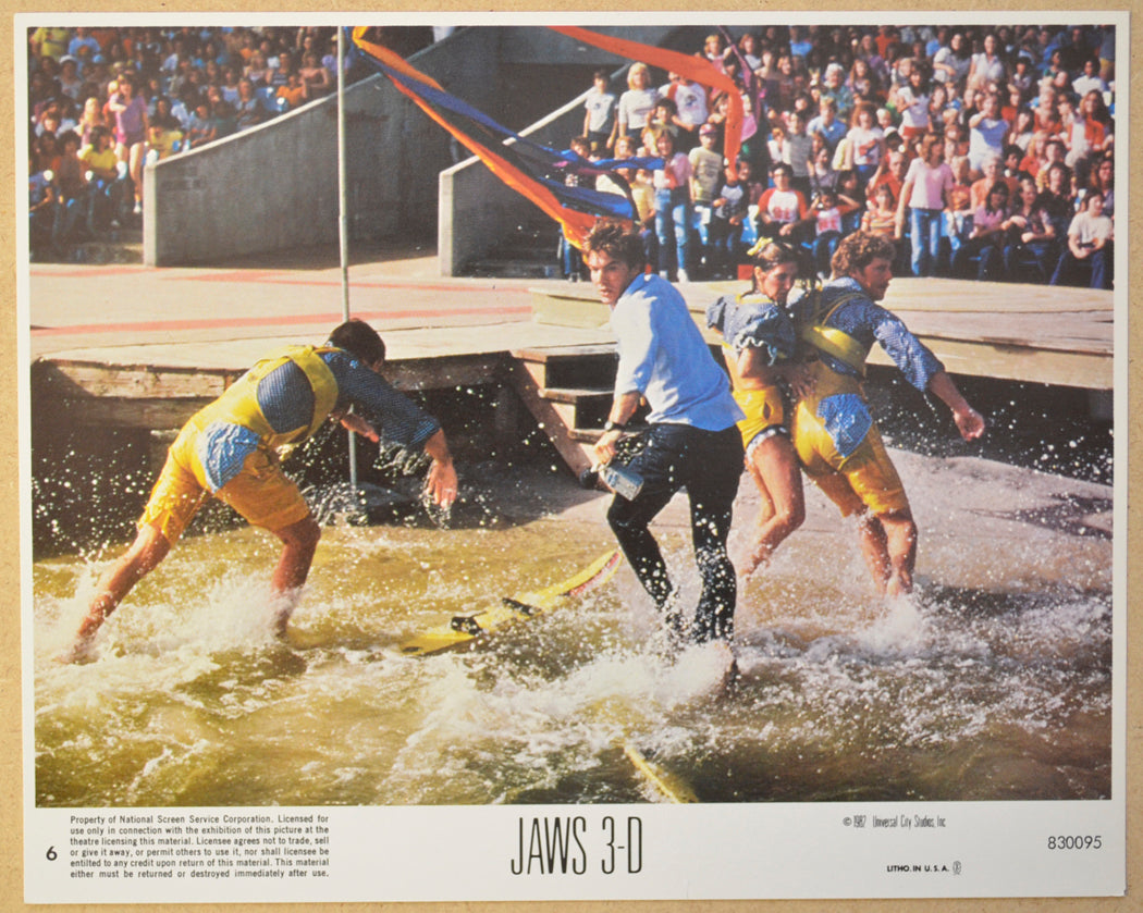 JAWS 3-D (Card 6) Cinema 7 Colour FOH Stills / Lobby Cards 