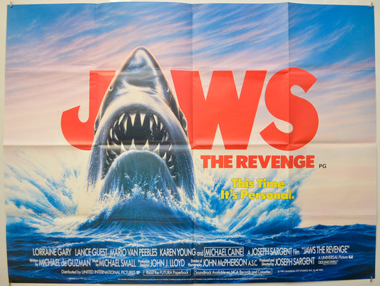 Jaws - The Revenge Original Quad Poster - Film Poster - Movie Poster