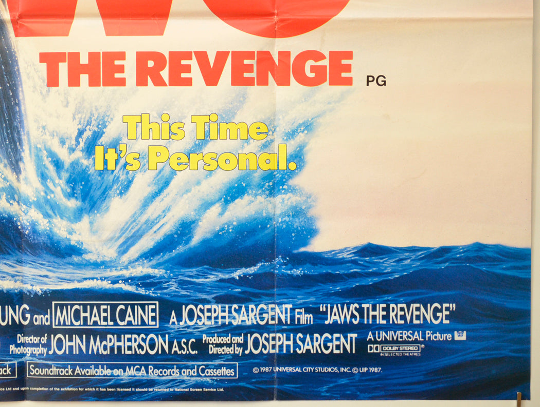 JAWS - THE REVENGE (Bottom Right) Cinema Quad Movie Poster 