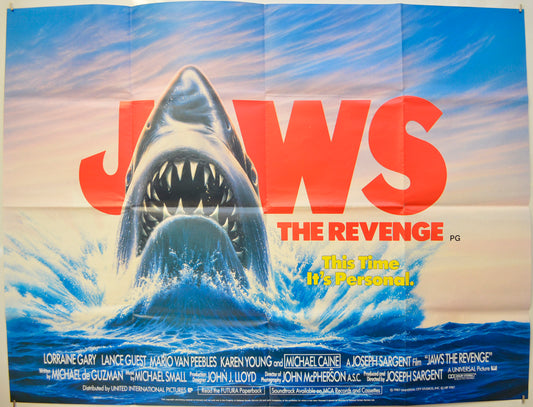 Jaws - The Revenge Original Quad Poster - Film Poster - Movie Poster