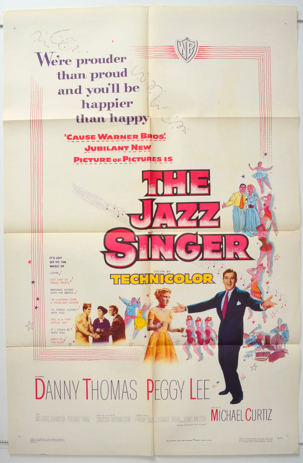 The Jazz Singer Original One Sheet Poster - Movie Poster