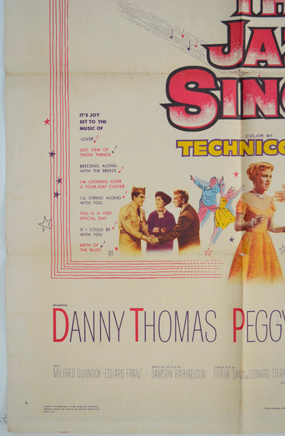 THE JAZZ SINGER (Bottom Left) Cinema One Sheet Movie Poster 