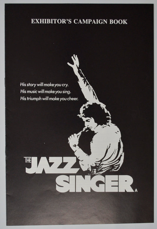 The Jazz Singer Original 8 Page Cinema Exhibitors Campaign Pressbook (UK)