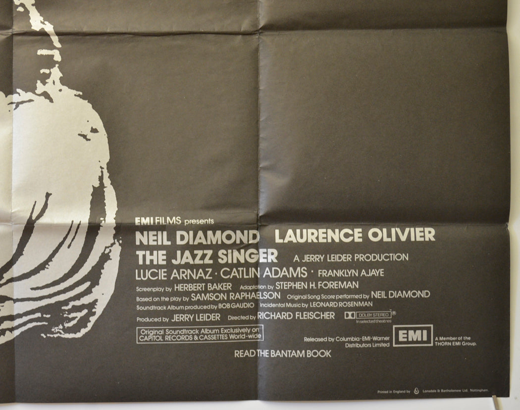 THE JAZZ SINGER (Bottom Right) Cinema Quad Movie Poster 