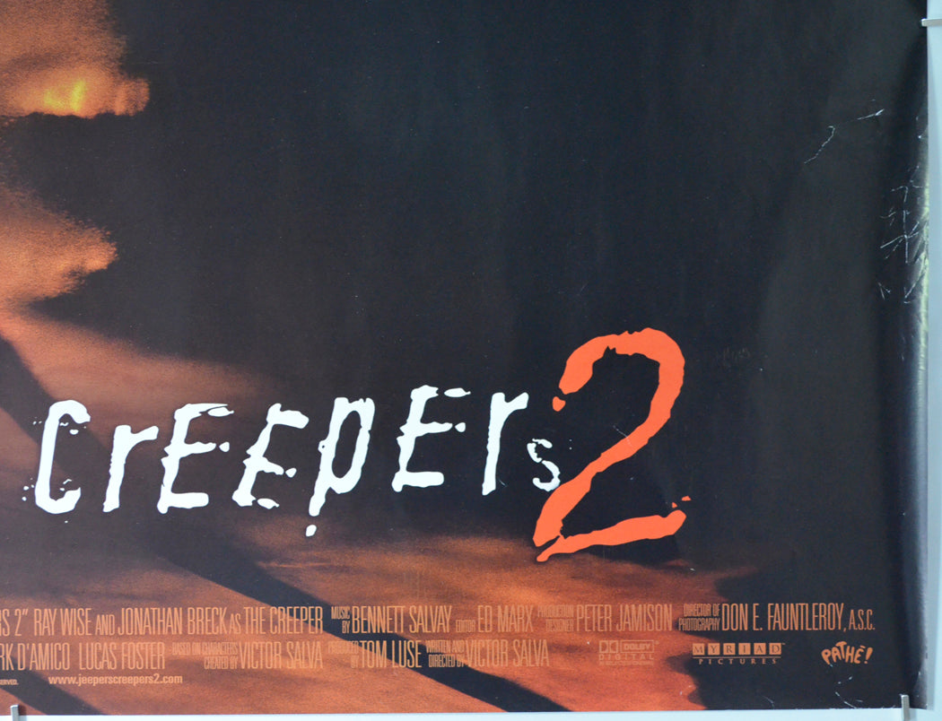 JEEPERS CREEPERS 2 (Bottom Right) Cinema Quad Movie Poster 