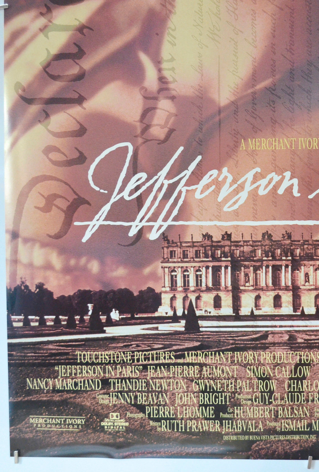 JEFFERSON IN PARIS (Bottom Left) Cinema One Sheet Movie Poster 