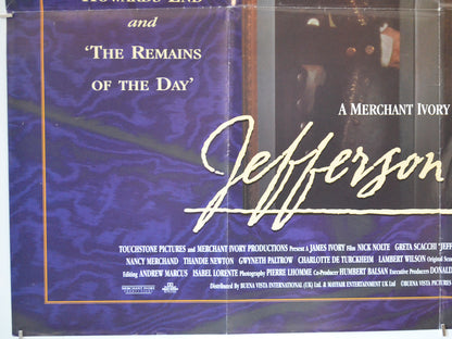 JEFFERSON IN PARIS (Bottom Left) Cinema Quad Movie Poster 