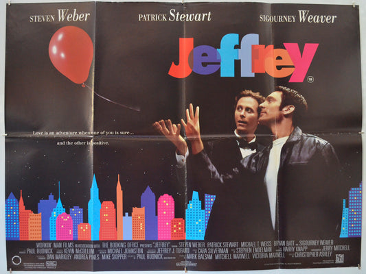 Jeffrey - Original Quad Poster - Film Poster - Movie Poster