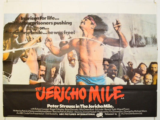 The Jericho Mile  Original British Quad Poster - Film Poster - Movie Poster