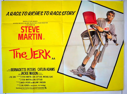 The Jerk Original British Quad Poster - Movie Poster