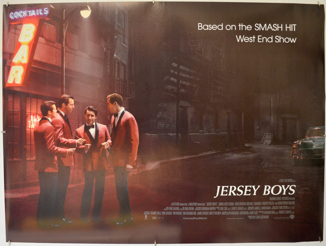 Jersey Boys  Original Quad Poster - Film Poster - Movie Poster