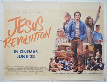 Jesus Revolution Original Quad Poster - Film Poster - Movie Poster