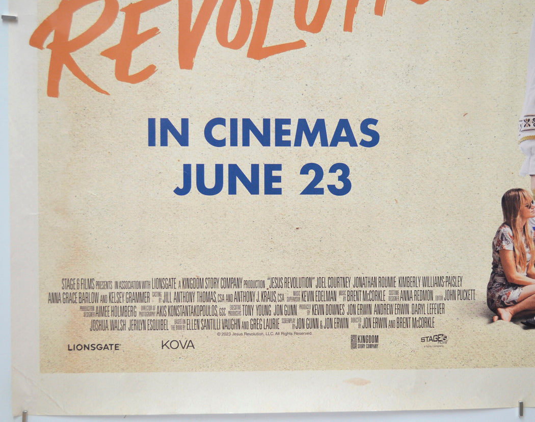 JESUS REVOLUTION (Bottom Left) Cinema Quad Movie Poster 