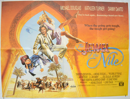 The Jewel Of The Nile  Original Quad Poster - Film Poster - Movie Poster