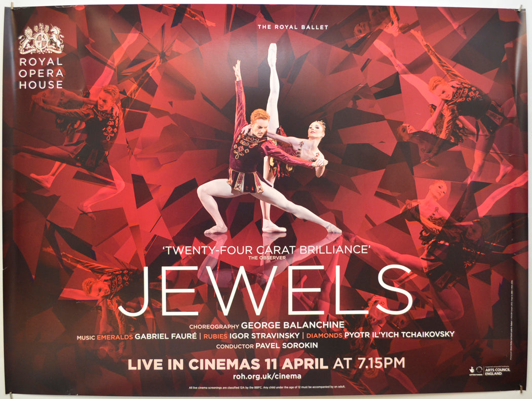 Jewels (Royal Ballet Live) Original Quad Poster - Film Poster - Movie Poster