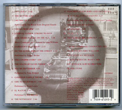 JFK Original CD Soundtrack (back) 