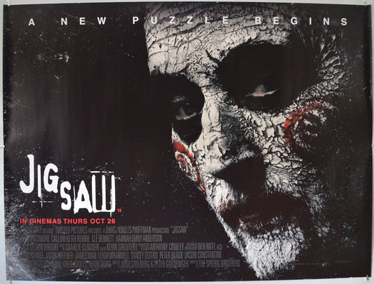 Jigsaw Original Quad Poster - Film Poster - Movie Poster