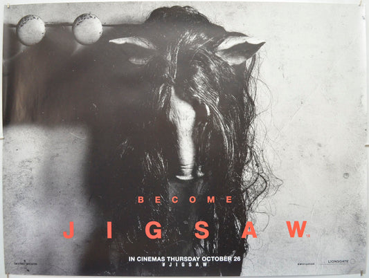 Jigsaw (Teaser / Advance Version) Original Quad Poster - Film Poster - Movie Poster