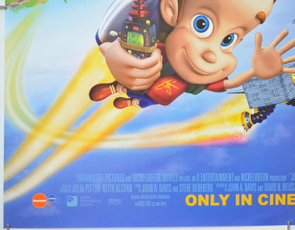 JIMMY NEUTRON : BOY GENIUS (Bottom Left) Cinema Quad Movie Poster 