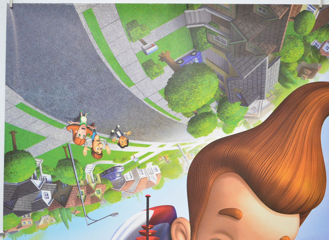 JIMMY NEUTRON : BOY GENIUS (Top Left) Cinema Quad Movie Poster 