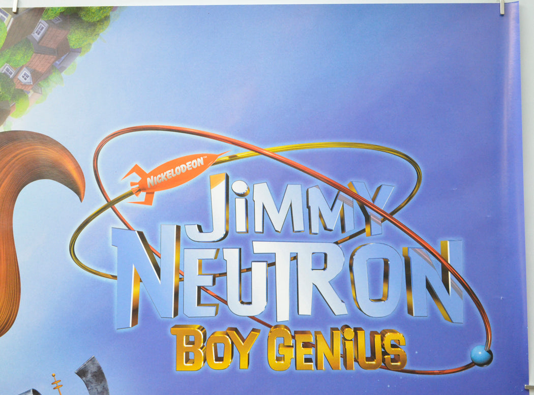 JIMMY NEUTRON : BOY GENIUS (Top Right) Cinema Quad Movie Poster 