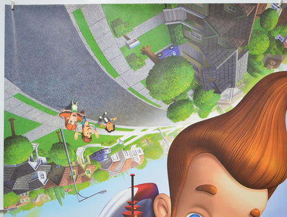 JIMMY NEUTRON : BOY GENIUS (Top Left) Cinema Quad Movie Poster 