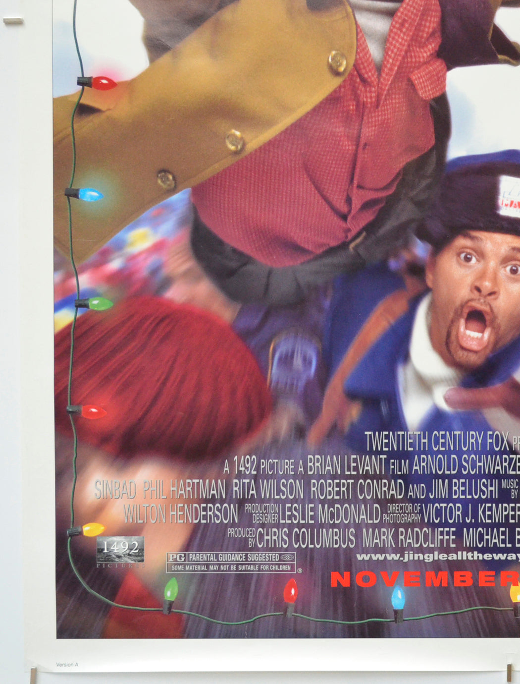 JINGLE ALL THE WAY (Bottom Left) Cinema One Sheet Movie Poster 