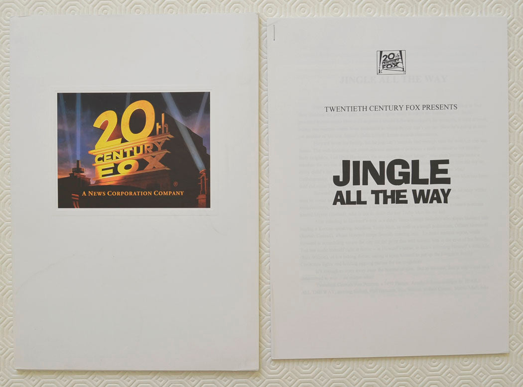 JINGLE ALL THE WAY Original Cinema Press Kit 