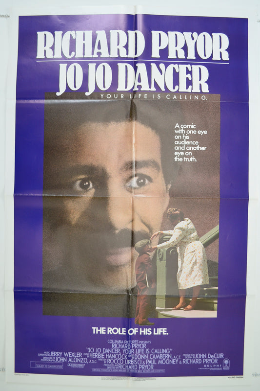 Jo Jo Dancer  Original One Sheet Poster - Film Poster - Movie Poster 