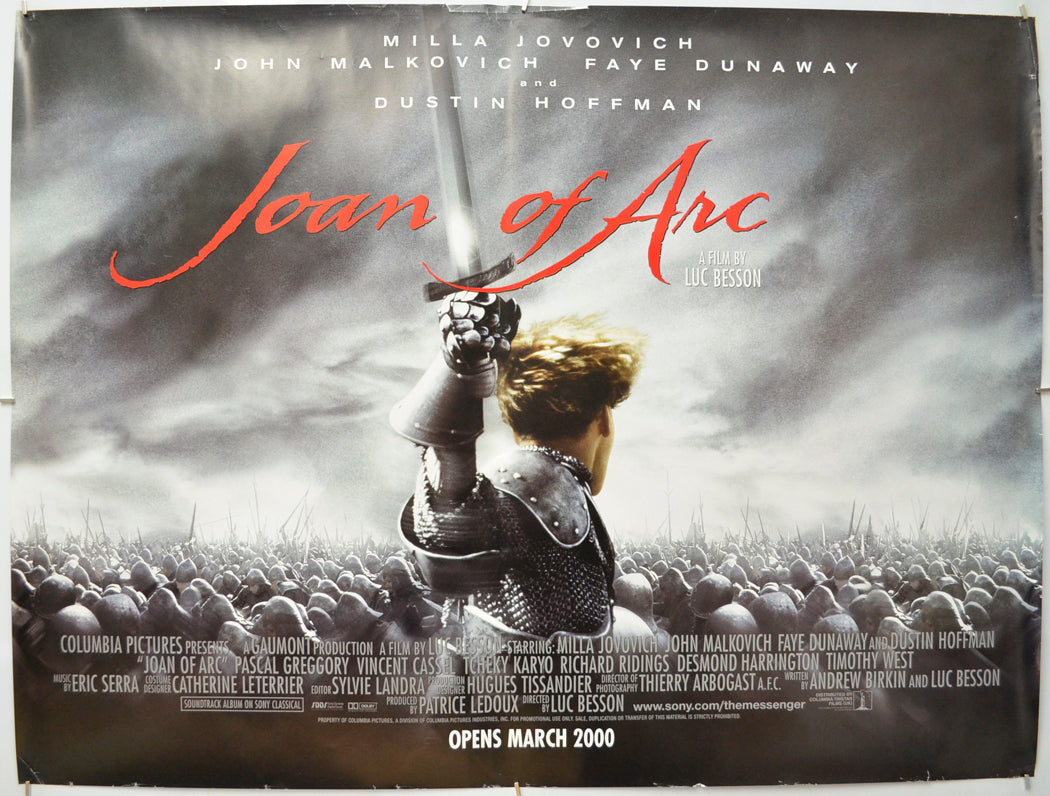 Joan Of Arc Original Quad Poster - Film Poster - Movie Poster