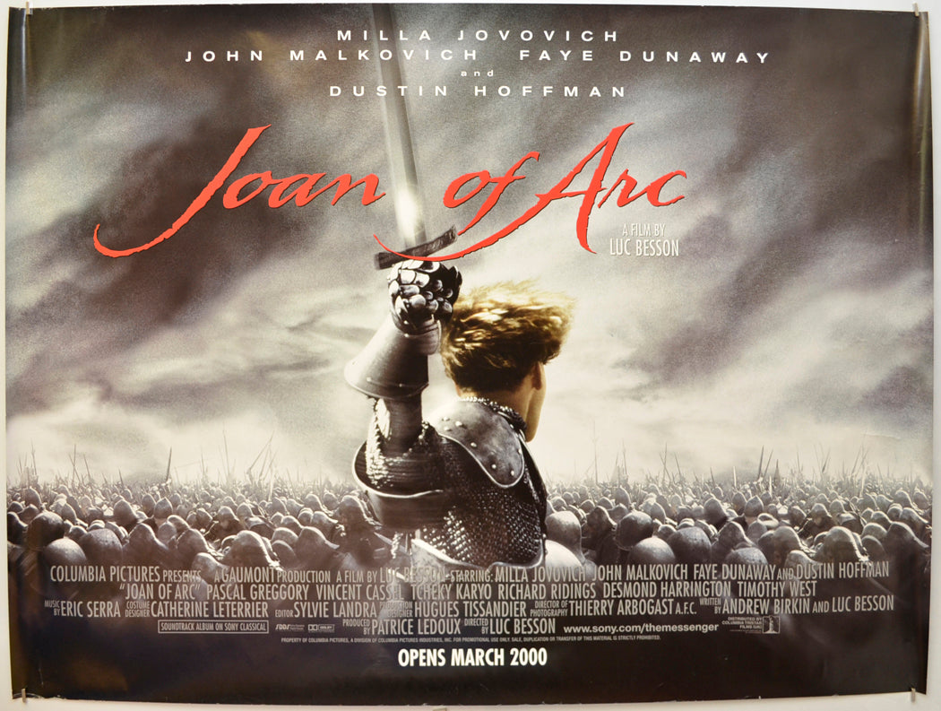 Joan Of Arc Original Quad Poster - Film Poster - Movie Poster