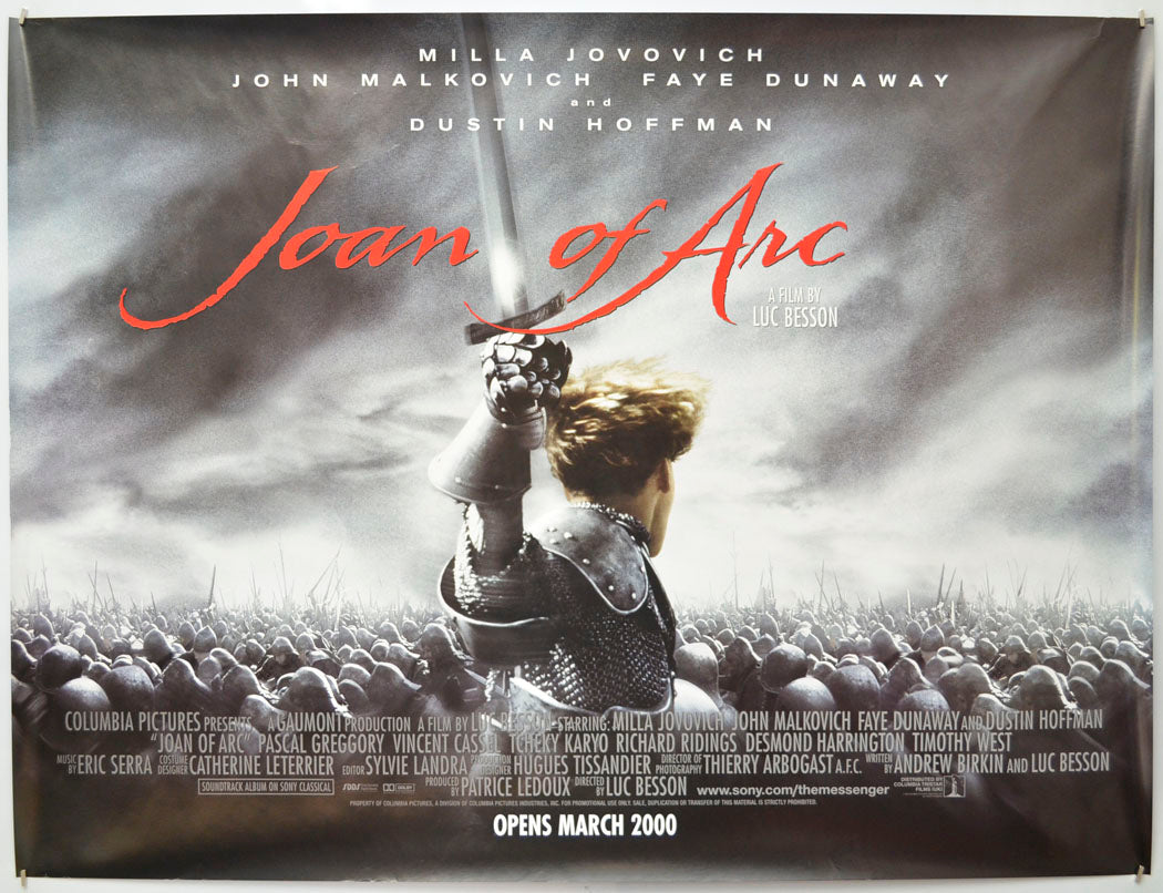 Joan Of Arc Original Quad Poster - Film Poster - Movie Poster