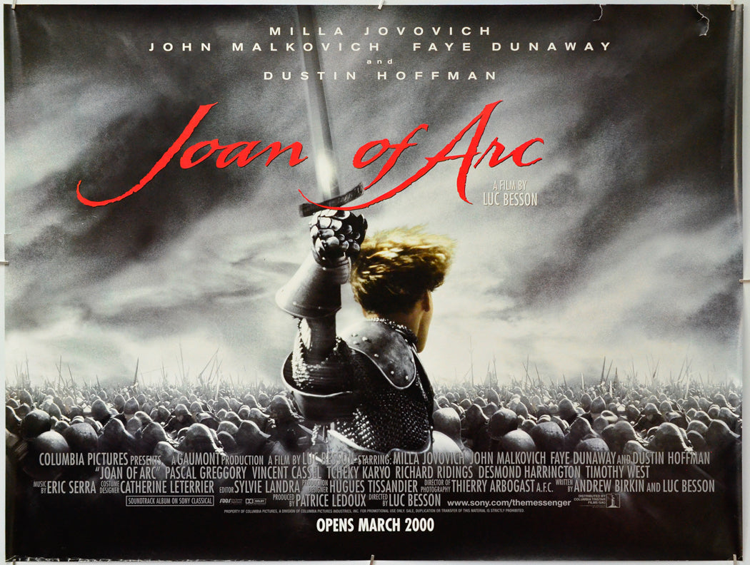 Joan Of Arc - Original Quad Poster - Film Poster - Movie Poster