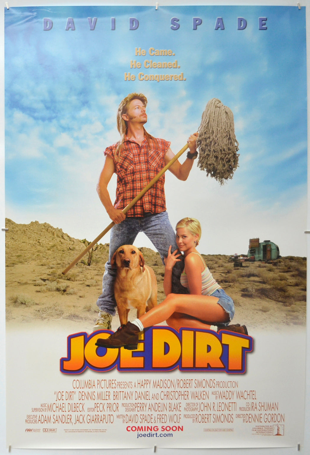 Joe Dirt   Original One Sheet Poster - Film Poster - Movie Poster