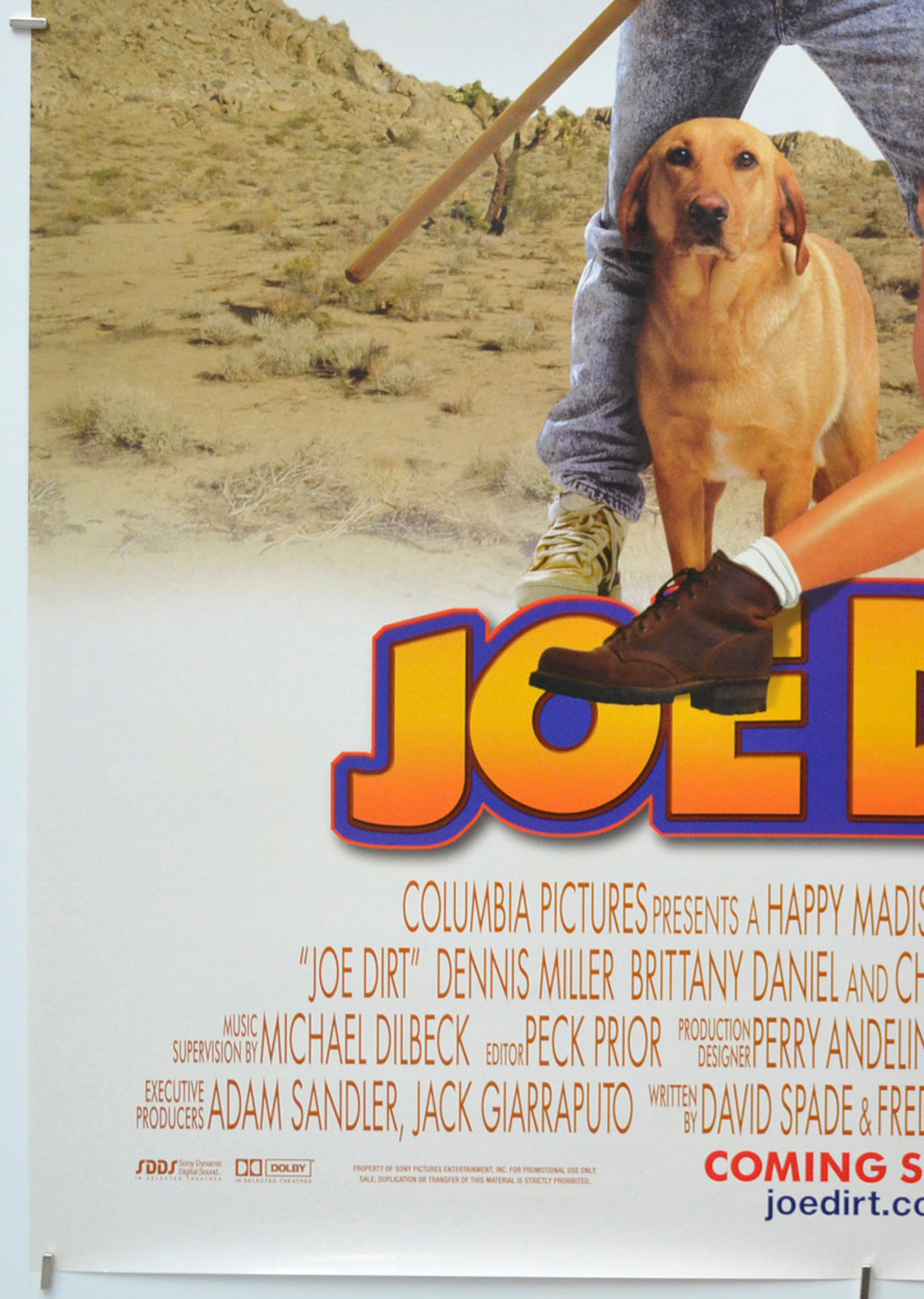 JOE DIRT (Bottom Left) Cinema One Sheet Movie Poster 