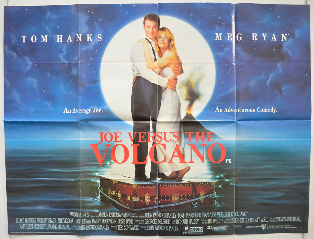 Joe Versus The Volcano  Original British Quad Poster - Film Poster - Movie Poster 